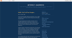 Desktop Screenshot of myongsmadness.blogspot.com