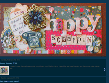 Tablet Screenshot of happyscrappin-altereddiva.blogspot.com