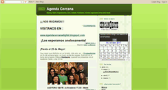 Desktop Screenshot of agendacercana.blogspot.com