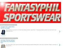 Tablet Screenshot of fantasyphilsportswear.blogspot.com