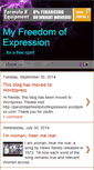 Mobile Screenshot of myfreedomofexpression.blogspot.com