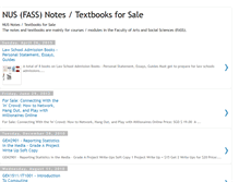 Tablet Screenshot of nusnotes.blogspot.com