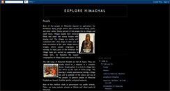 Desktop Screenshot of explorehimachal.blogspot.com