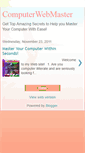 Mobile Screenshot of computerwebmaster.blogspot.com