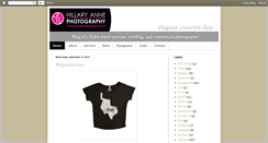Desktop Screenshot of hillaryannephotography.blogspot.com