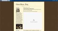 Desktop Screenshot of orsobearesq.blogspot.com