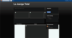 Desktop Screenshot of lajuergatotal.blogspot.com