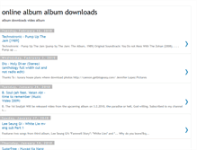 Tablet Screenshot of online-album-downloads.blogspot.com