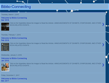 Tablet Screenshot of biblio-connecting.blogspot.com