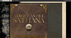 Desktop Screenshot of aorillasdelsathana.blogspot.com