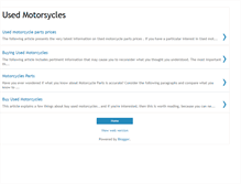 Tablet Screenshot of buyusedmotorcycles.blogspot.com