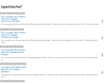 Tablet Screenshot of lapetitechef.blogspot.com