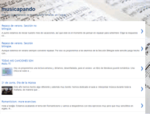 Tablet Screenshot of musicapando.blogspot.com