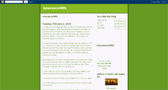 Desktop Screenshot of insurance24life.blogspot.com