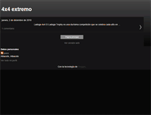 Tablet Screenshot of 4x4extremo-paco.blogspot.com