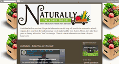 Desktop Screenshot of naturallytoyourdoor.blogspot.com