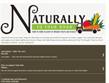 Tablet Screenshot of naturallytoyourdoor.blogspot.com