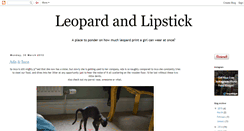 Desktop Screenshot of leopardandlipstick.blogspot.com