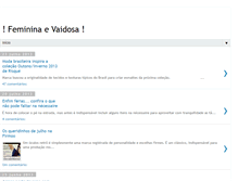 Tablet Screenshot of femininaevaidosa.blogspot.com