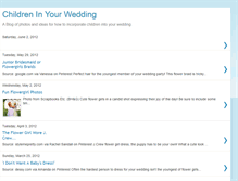 Tablet Screenshot of childreninyourwedding.blogspot.com