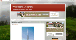 Desktop Screenshot of mysceneryworld.blogspot.com