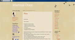 Desktop Screenshot of maresiadoce.blogspot.com