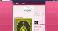 Desktop Screenshot of islamicdoaa.blogspot.com