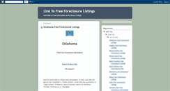 Desktop Screenshot of linktofreeforeclosurelistings.blogspot.com