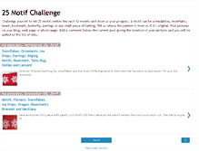 Tablet Screenshot of 25motifchallenge.blogspot.com