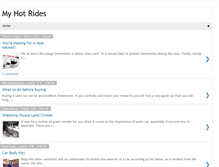Tablet Screenshot of my-hot-rides.blogspot.com