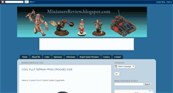 Desktop Screenshot of miniaturereview.blogspot.com