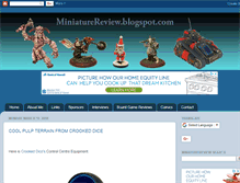 Tablet Screenshot of miniaturereview.blogspot.com