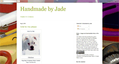 Desktop Screenshot of handmadebyjade.blogspot.com