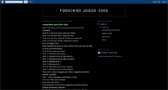 Desktop Screenshot of foguinhojogos1000.blogspot.com