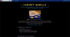 Desktop Screenshot of cabinetmabille.blogspot.com