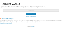 Tablet Screenshot of cabinetmabille.blogspot.com