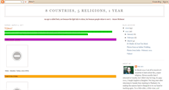 Desktop Screenshot of 8countries5religions1year.blogspot.com