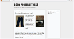 Desktop Screenshot of bodypowerfitnessandbootcamp.blogspot.com