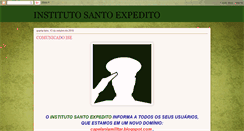 Desktop Screenshot of institutosantoexpedito.blogspot.com