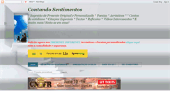 Desktop Screenshot of contandosentimentos.blogspot.com