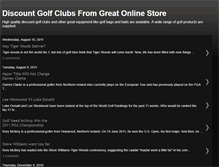 Tablet Screenshot of discountgolfclubsfonlinestore.blogspot.com