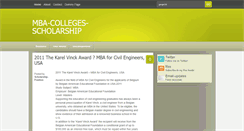 Desktop Screenshot of mba-colleges-scholarship.blogspot.com