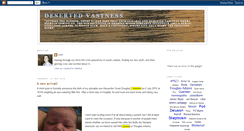 Desktop Screenshot of desertedvastness.blogspot.com