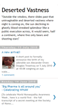 Mobile Screenshot of desertedvastness.blogspot.com