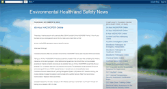 Desktop Screenshot of ehsafetynews.blogspot.com