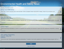 Tablet Screenshot of ehsafetynews.blogspot.com