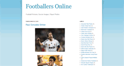 Desktop Screenshot of footballersonline321.blogspot.com