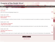 Tablet Screenshot of dreamsofthesouthwind.blogspot.com