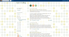Desktop Screenshot of kklouisli.blogspot.com
