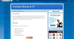 Desktop Screenshot of christianmoviestv.blogspot.com